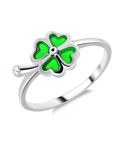 4 Leaf Clover Silver Rings NSR-867E